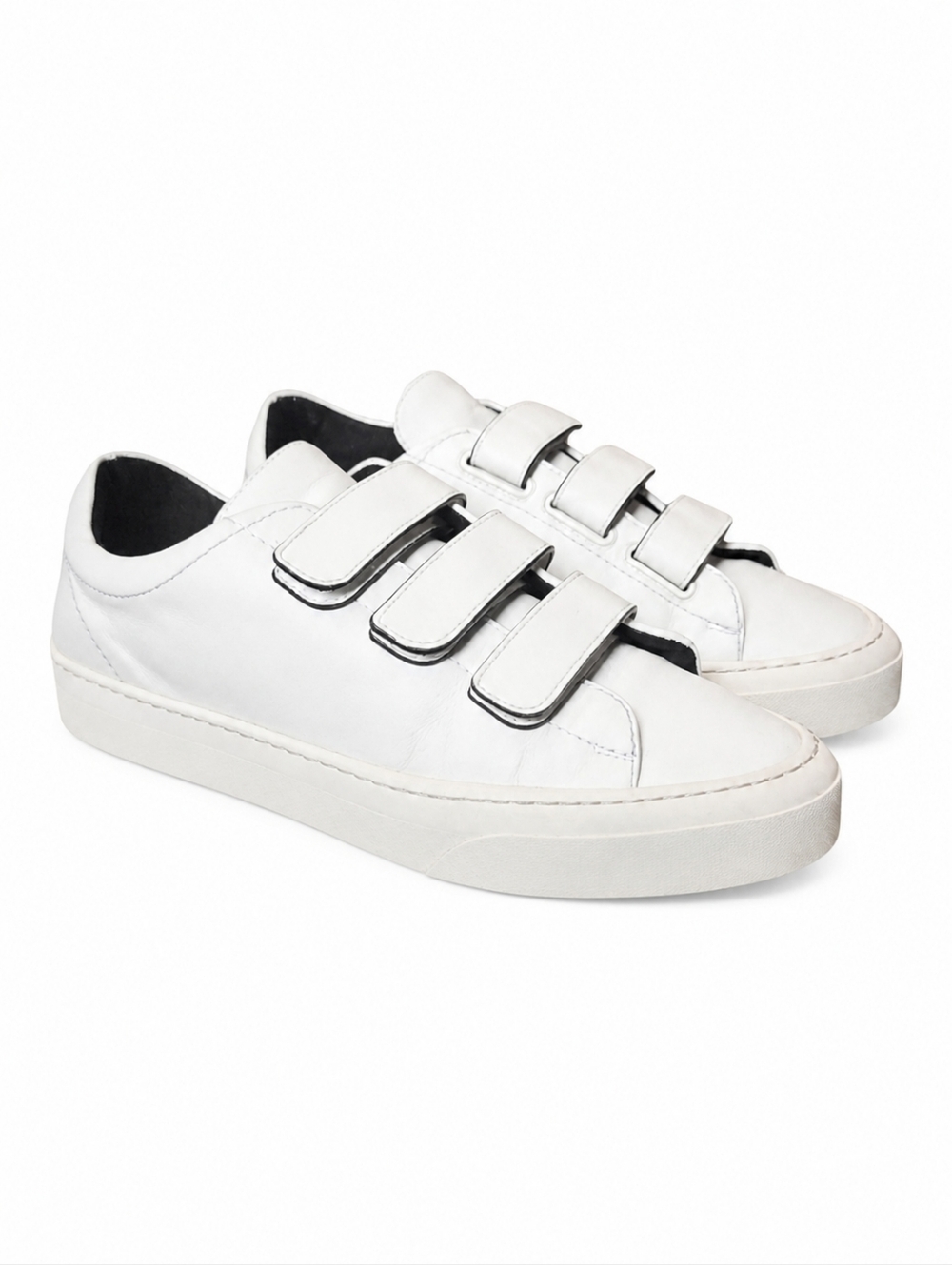 THE ROW | White Leather Minimal Sneakers Size 10 | Retail ~$895